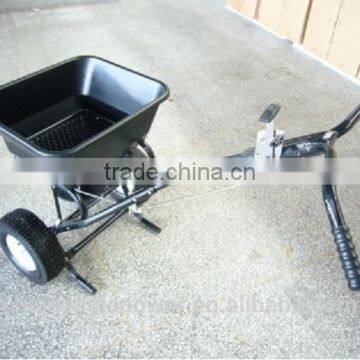 fertilizer and seed spreader broadcast salt and sand spreader