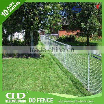 wire netting fence / woven chain link