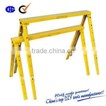 Folding Metal Adjustable Saw Horse for DIY working