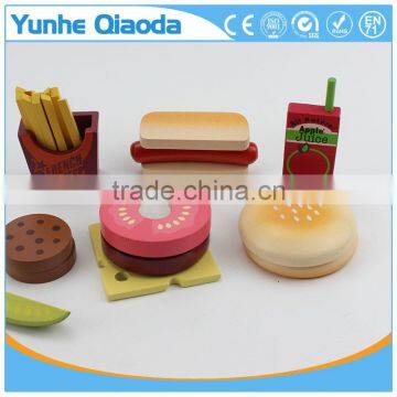 Fun Durable Wooden Food Set for Years of Play Wooden Lunch Set Solid Wood Version photo-6
