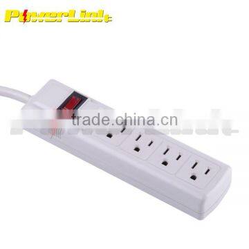 H80166 UL/CUL 4 Outlet Power Strip With Surge Protectors