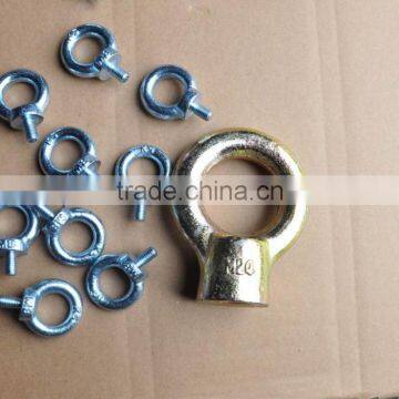 Wells Factory DIN580 M24 Forged Heavy Duty Galvanized Eye Bolt and Nut photo-4