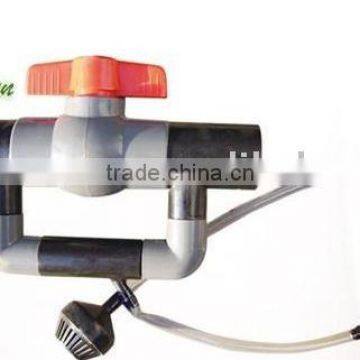 Easy connector Irrigation system fitting Fertilizer Injector equipment with ball valve