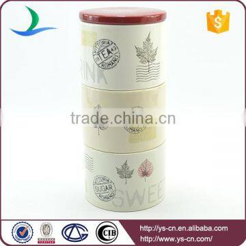 2015 Newest Product Simple Decal 3sets Storage Jars for Sale photo-6