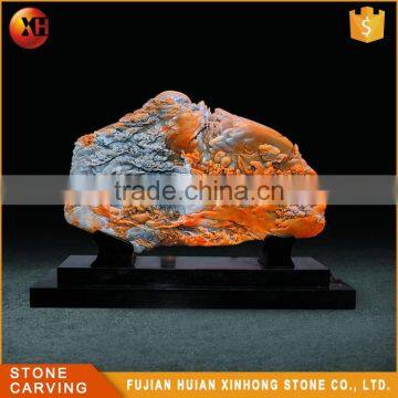 Precious Natural Shanshui Dark Color Jade photo-4