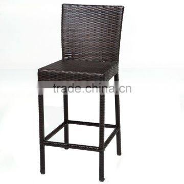 Bar Table Set With Barstools 7 Piece Outdoor Wicker Patio Furniture photo-2