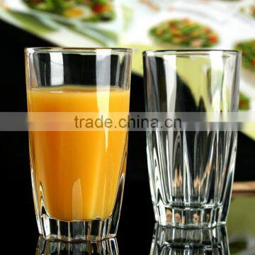 320ml clear juice glass cup with thick bottom