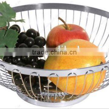 Hot Sale Different Size Round Shape Steel Wire Fruit Basket photo-2
