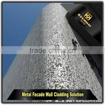 Exterior Decorative Alucobond Aluminium Perforated Wall Cladding Panel