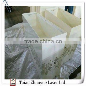 Cheap Galvanized Ivory Stainless Steel Inclined Flower Pot/ Indoor Rectangular Planter Box With Oblique Price photo-4