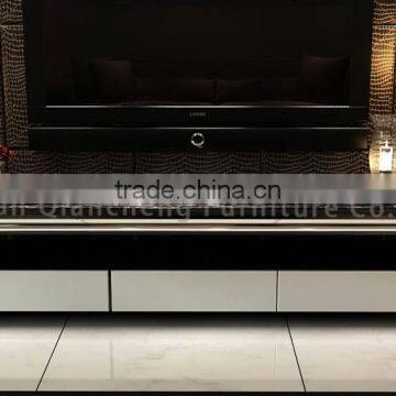 Modern Marble Classic TV Stand With Stainless Steel Feet photo-6