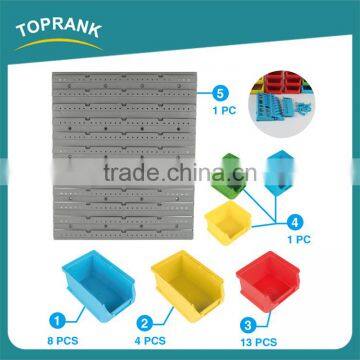 43pcs Multifunction Hanging Tool Storage Boxes Plastic Spare Parts Box photo-2