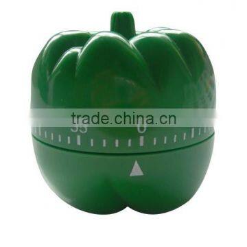 Plastic pepper shape kitchen timer/cooking timer