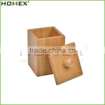 Hot Selling Bamboo Lid Tea Canister Food Safe Bamboo Tea Canister With Bamboo Lid/Homex_Factory photo-2