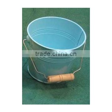 Wooden Handle/Small Bucket/Garden Metal Flower Pot _Alibaba Golden Supplier