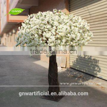 Fake Silk Flowers Cherry Blossom Trees with Umbrella Shape Flower for Wedding Use BLS056 GNW