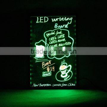 Wholesale 52 kinds of flashing modes acrylic handwriting led writing board for shops/stores/restaurants/cafes advertising