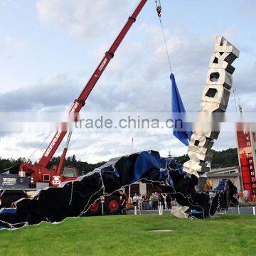 Art Deco Garden Statues Metal Craft Stainless Steel Modern Sculpture photo-2