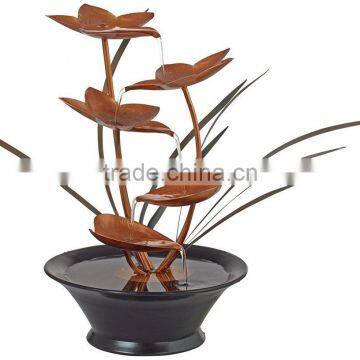 Flower Indoor Tabletop Water Fountain