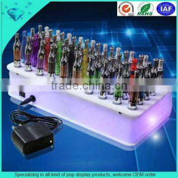 White Plastic Acrylic Ballpoint Pen Display Shelf for Retail Shop photo-2