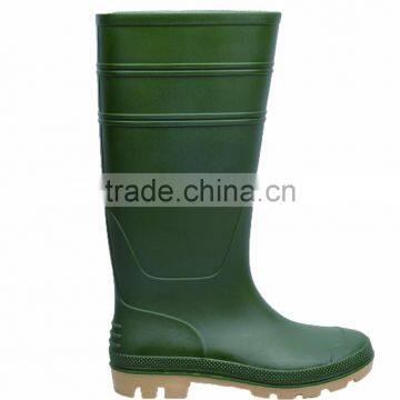 NMSAFETY green upper rubber PVC sole oil resistant PVC safety work boots