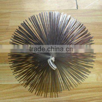 card wire chimney cleaning brush kit/flue brush kit