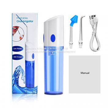 Low noise rechargeable dental care oral irrigator