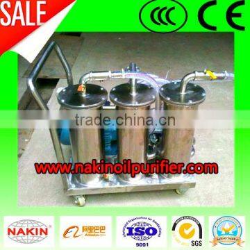 JL Portable Turbine Oil Purifier With Three-stages Filter For High-lift Online Work