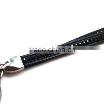 Promotion Gift PU Leather Lanyard With Crystal Gem, Swivel Snap Hooks, Key Ring Accembly, Acrylic Gem Key Chain photo-4