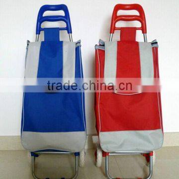 Foldable Shopping Trolley Bag With Wheels photo-4