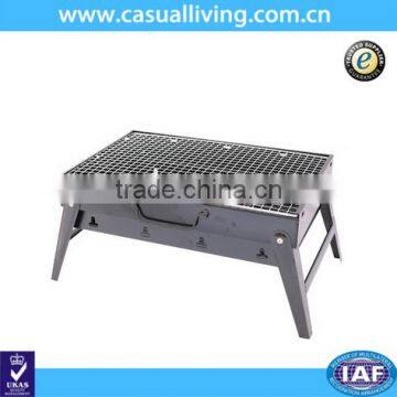 Outdoor Portable Folding Rectangle Stainless Steel Charcoal Barbecue Grills