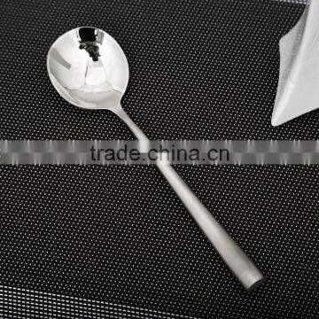 LFGB Stainless Steel Kitchen Utensil Korea Round Spoon HT62 photo-4