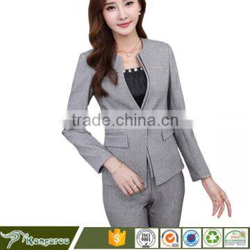 Free Sample Best Office Staff Uniform Designs For Women Korean New Style