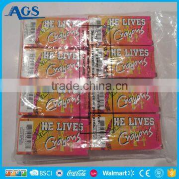 Open the Box and Put Your Hands in Colors Funny Kid 200 Wax Crayon photo-3