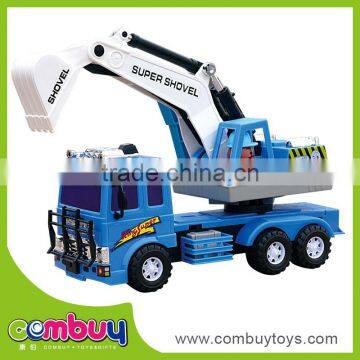 New design plastic cartoon friction vacuum truck toy