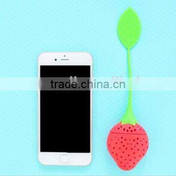 Super Cute Fantastic Strawberry Design Silicone Tea Infuser Strainer Teapot Teacup photo-5