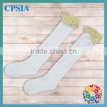 2014 New Arrival !!! Girl Long Stocking high quality Cotton Custom Sock For Toddler Girl