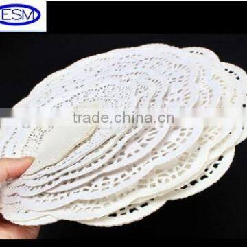 paper doyleys, oval silver paper doilies