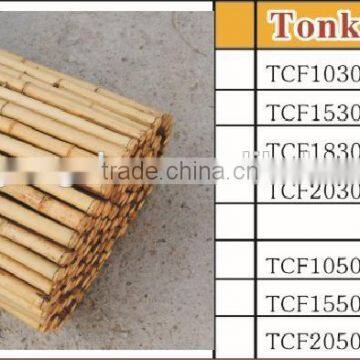 Natural Football Field Fence 3.5' 12-14mm Bamboo Cane for Several Sizes photo-5