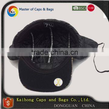 Winter Flat Visor Baseball Cap With Two Earflap Both Side/earflap Baseball Cap photo-5