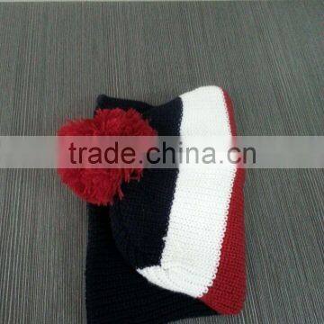 Crazy Red Winter Warm Knitted Hats photo-3