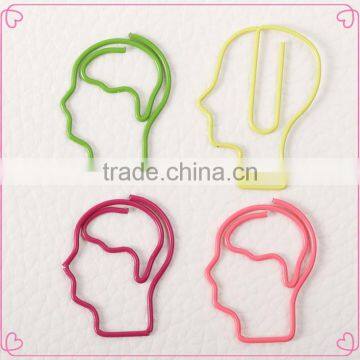 Office Stationery Human Shaped Paper Clip Metal Wire Clip Gifts photo-5