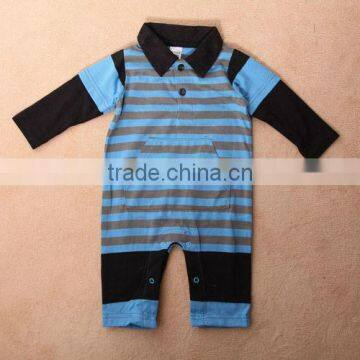 Hot selling baby clothes with polo neck,high quality baby romper