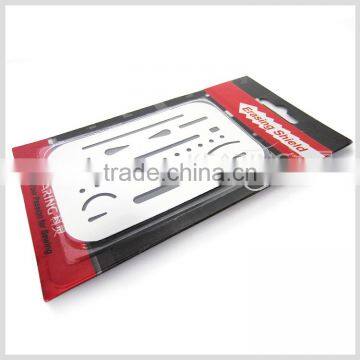 Kearing Promotional Aluminum Erasing Shield With Blister Card Package photo-2