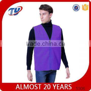 cheap purple safety vest working vest for woman