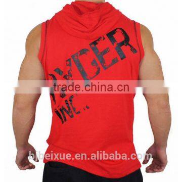 High Quality Custom Slim Fit Training Sports Wear Sleeveless Gym Clothing photo-6