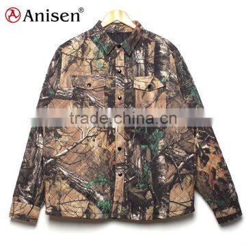 outdoor mens hunting woodland soundless warmkeeper shirt jacket coat