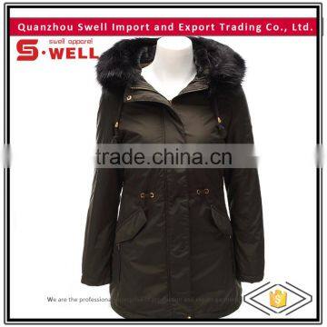 Customized fashion model extreme winter women jacket