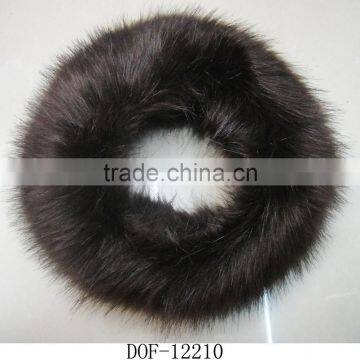 Fashion faux fur head scarf for winter