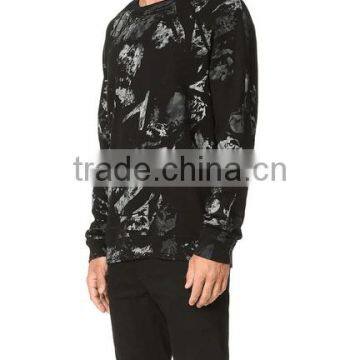 Men Camouflage Leisure Fleece Pullovers Men With Rib Hem and Shoulder Long Sleeves photo-2